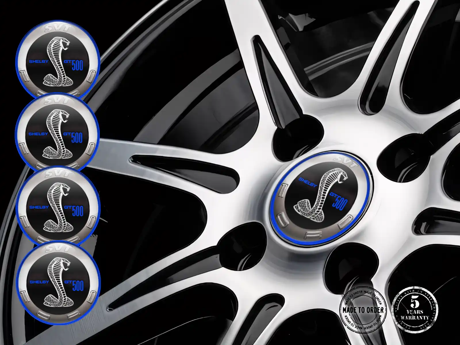 Shelby Individuelle Dome Aufkleber Premium Radlabels